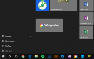 Colorganize als UWP App