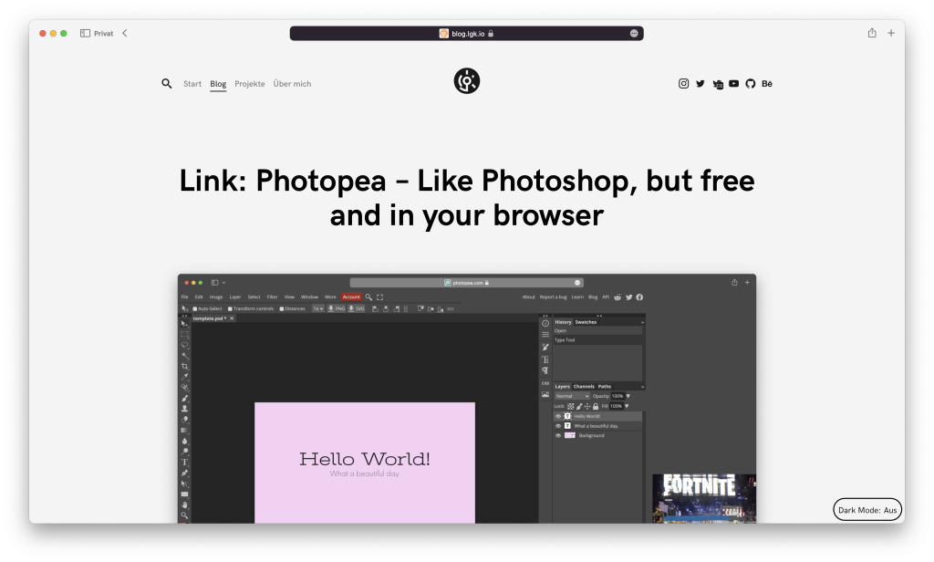 LGK Blog Design, Ideas and Thoughts